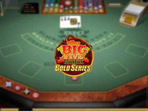 Play Big 5 Blackjack Gold by Microgaming.